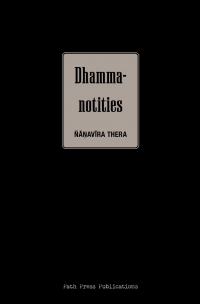 Dhamma-notities - cover